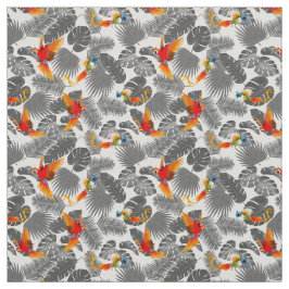 tropische Vögel Stoff