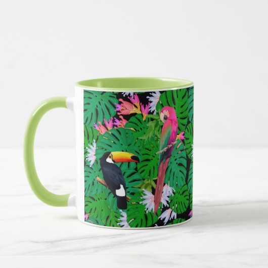 Tropische Vögel Tasse (Links)