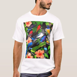 Tropische Vögel von Mexiko-T-Shirt T-Shirt