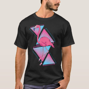 Tropische Vogelart Exotic Animal 90s Vaporwave Pin T-Shirt