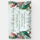 Tropische Vogelgewächse Banner (Vertikal)