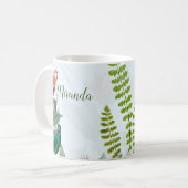 Tropische Vogelgewächse Kaffeetasse (Vorderseite Links)