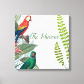 Tropische Vogelgewächse Leinwanddruck (Vorderseite)