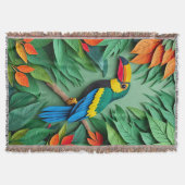 Tropische Vogelkunst Decke (Vorderseite)