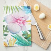 Tropische Vogelkunst Geschirrtuch (Viertel Falte)