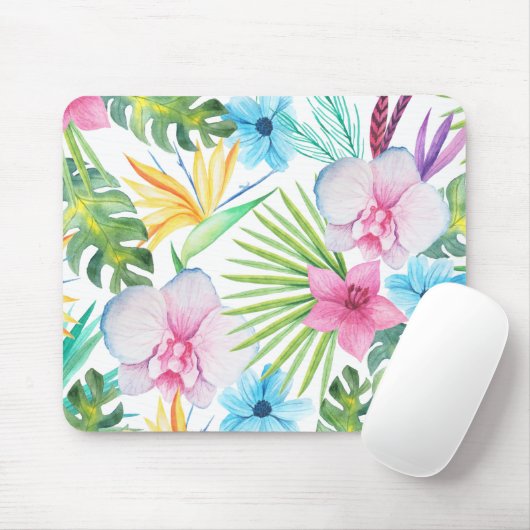 Tropische Vogelkunst Mousepad (Mit Mouse)