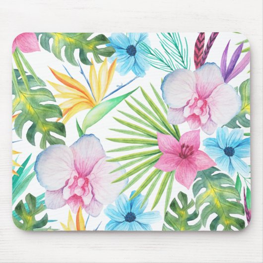 Tropische Vogelkunst Mousepad (Vorne)