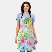 Tropische Vogelkunst Schürze (Getragen)