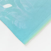 Tropische Vogelliebhaber Fleecedecke (Ecke)