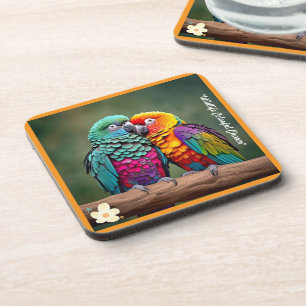 "Tropische Vogelperspektive" Getränkeuntersetzer