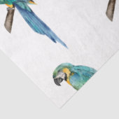Tropische Vogelserie: Blue Macaw Design 2 Seidenpapier (Ausschnitt)