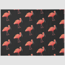 Tropische Vogelserie: Scarlet Ibis Design 3 Seidenpapier