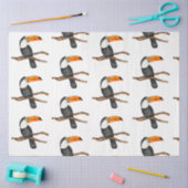 Tropische Vogelserie: Toucan Design 2 Seidenpapier (Basteln)