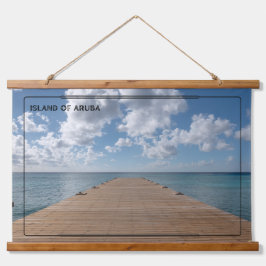 Tropische Wall Art Wandteppich Mit Holzrahmen