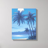 Tropische Wall-Kunst - Eine Flucht vor der Küste Leinwanddruck (Vorderseite)