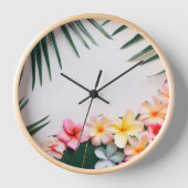Tropische Wall-Uhr Uhr (Vorderseite)