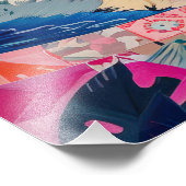 Tropische Wanne Fotodruck (Ecke)