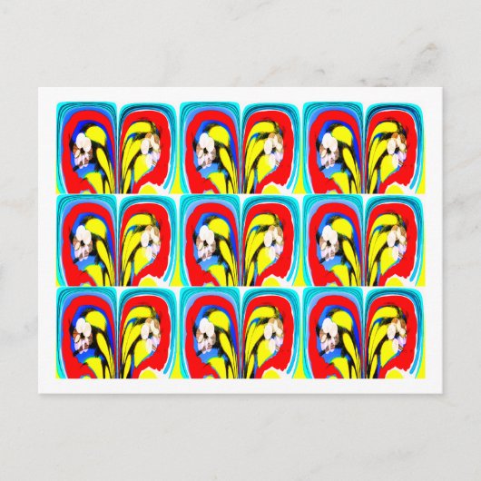 Tropische Wärmekunst Postkarte (Vorderseite)