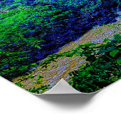 Tropische Wasserfälle Der Regenwald Poster (Ecke)