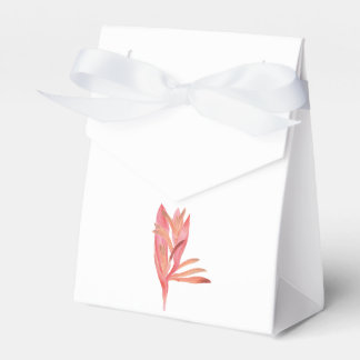 Tropische Wasserfarbe exotische botanische Foliage Geschenkschachtel