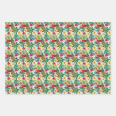 Tropische Wasserfarbe Geschenkpapier Set (Vorderseite 3)