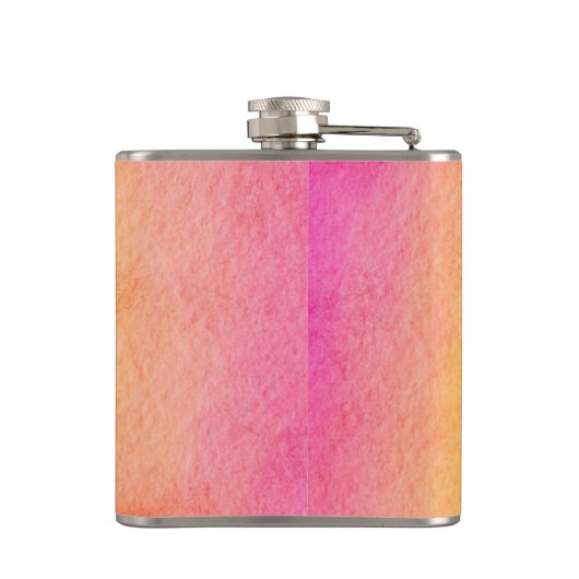 Tropische Wasserfarbe-Kolibri Colibri Flasche Flachmann (Rückseite)