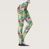 Tropische Wasserfarbe Leggings (Rechts)