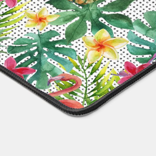 Tropische Wasserfarbe Schreibtischunterlage (Ecke)