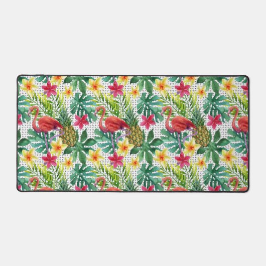 Tropische Wasserfarbe Schreibtischunterlage (Vorderseite)