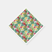 Tropische Wasserfarbe Serviette (Ecke)
