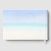 tropische Wasserfarbenwelt Goldene Hochzeit Gästebuch (Rückseite)