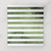 Tropische Wasserfarbenwelt Platzkarte (Innenseite Aufgefaltet)