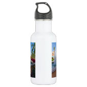 Tropische Wasserflasche (Rückseite)