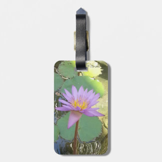 Tropische Wasserlilie Blume Gepäckanhänger