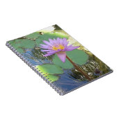 Tropische Wasserlilie Blume Notizblock (Rechte Seite)