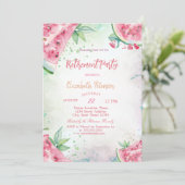 Tropische Wassermelone Sommerruhestand Einladung (Stehend Vorderseite)