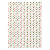Tropische Wassermelonen auf weißem Tablett Tischdecke (Vorderseite)
