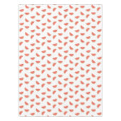 Tropische Wassermelonen-Scheiben auf weißem Tablet Tischdecke (Vorderseite)