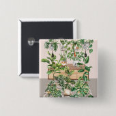 Tropische Wasserpflanzen Button (Vorne & Hinten)