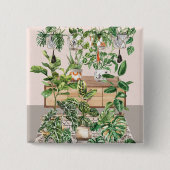 Tropische Wasserpflanzen Button (Vorderseite)