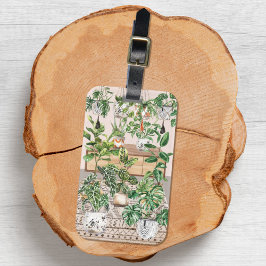 Tropische Wasserpflanzen Gepäckanhänger