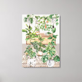 Tropische Wasserpflanzen Leinwanddruck (Vorderseite)