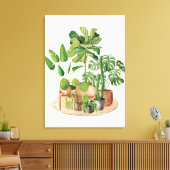 Tropische Wasserpflanzen Leinwanddruck (Insitu (Wohnzimmer))