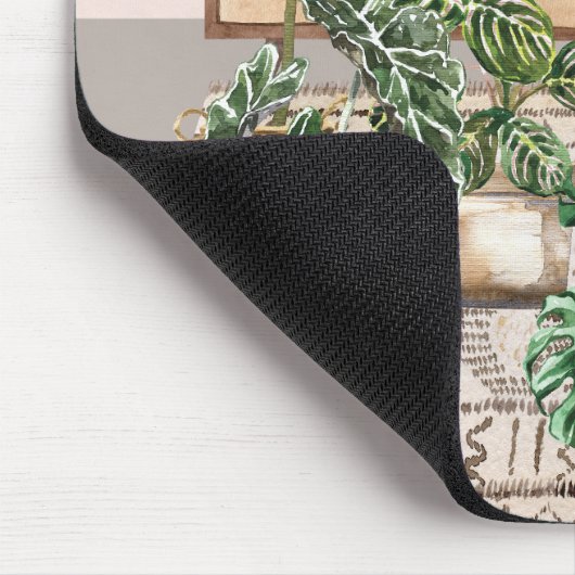 Tropische Wasserpflanzen Mousepad (Ecke)