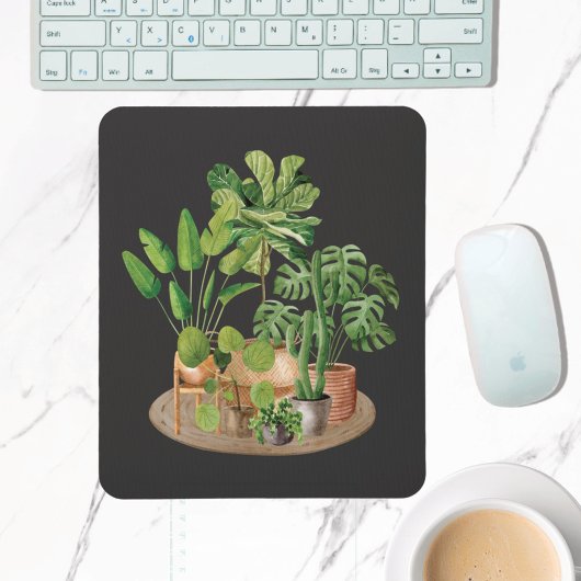 Tropische Wasserpflanzen Mousepad