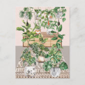 Tropische Wasserpflanzen Postkarte (Vorderseite)