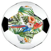 tropische Wasservögel und Blattmuster Fußball (Gedreht)