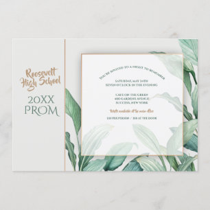 Tropische Wedel-Abschlussball-Einladung Einladung