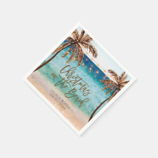 Tropische Weihnachten am Party Servietten (Ecke)