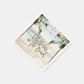 Tropische Weihnachten am Party Servietten (Ecke)